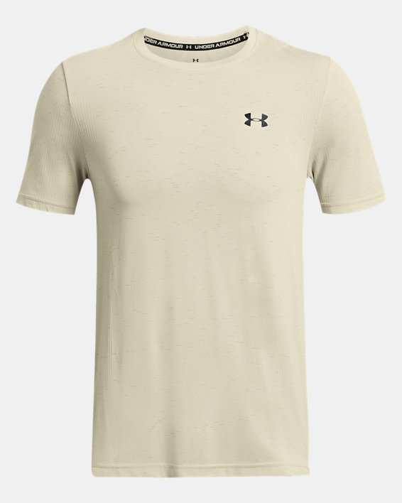 Męska koszulka z krótkimi rękawami UA Vanish Seamless, Brown, pdpMainDesktop image number 4
